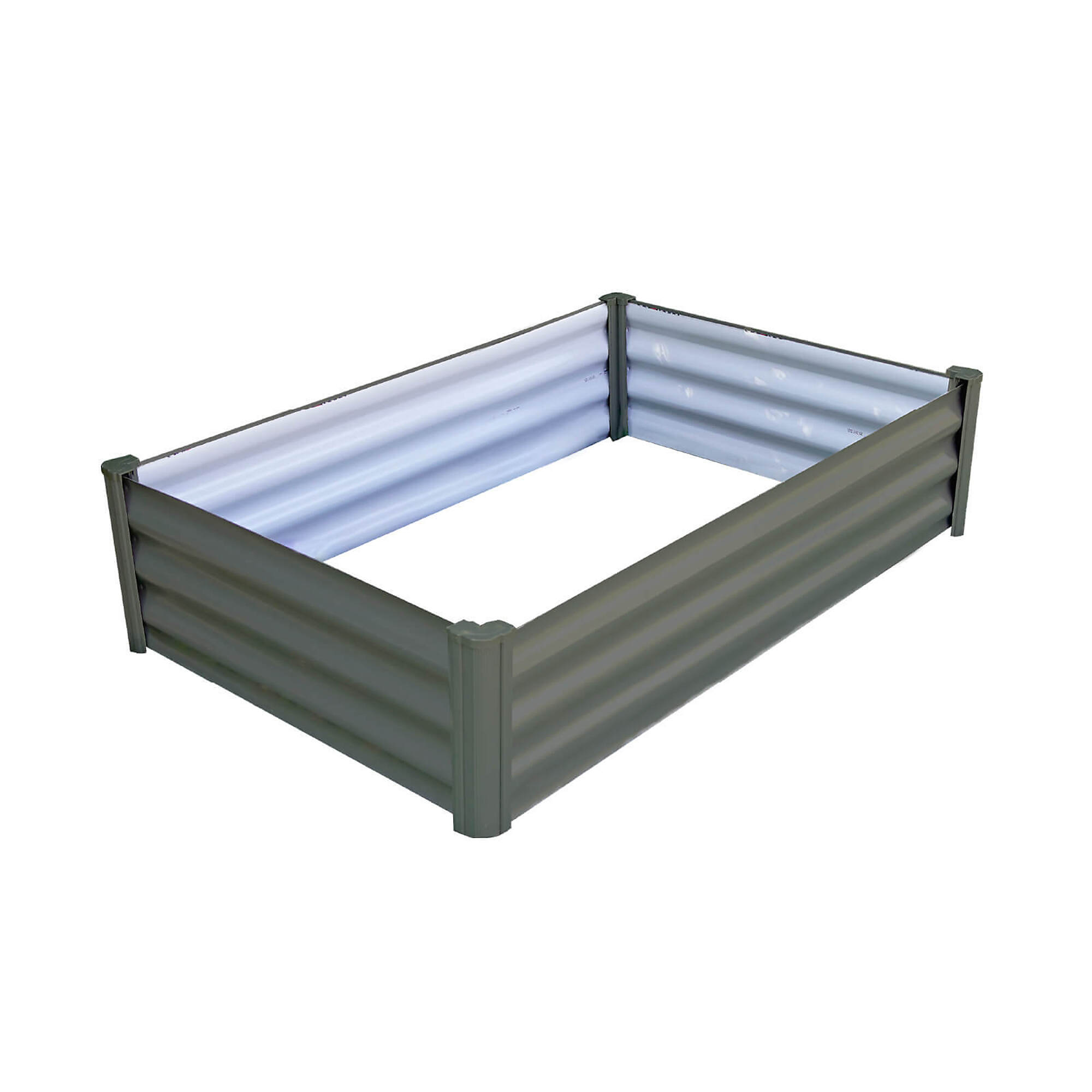 OGC, T4ft. x 3ft. Metal Rectangle Garden Bed, Model# WGOGC12090R